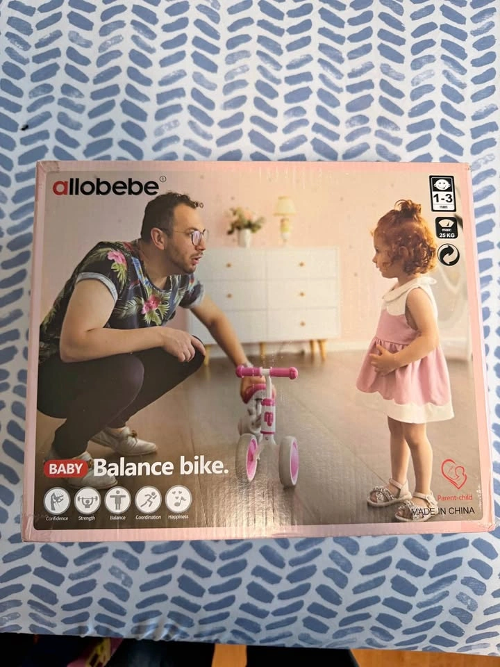 Brand New allobebe Baby Balance Bike – Sealed in Box