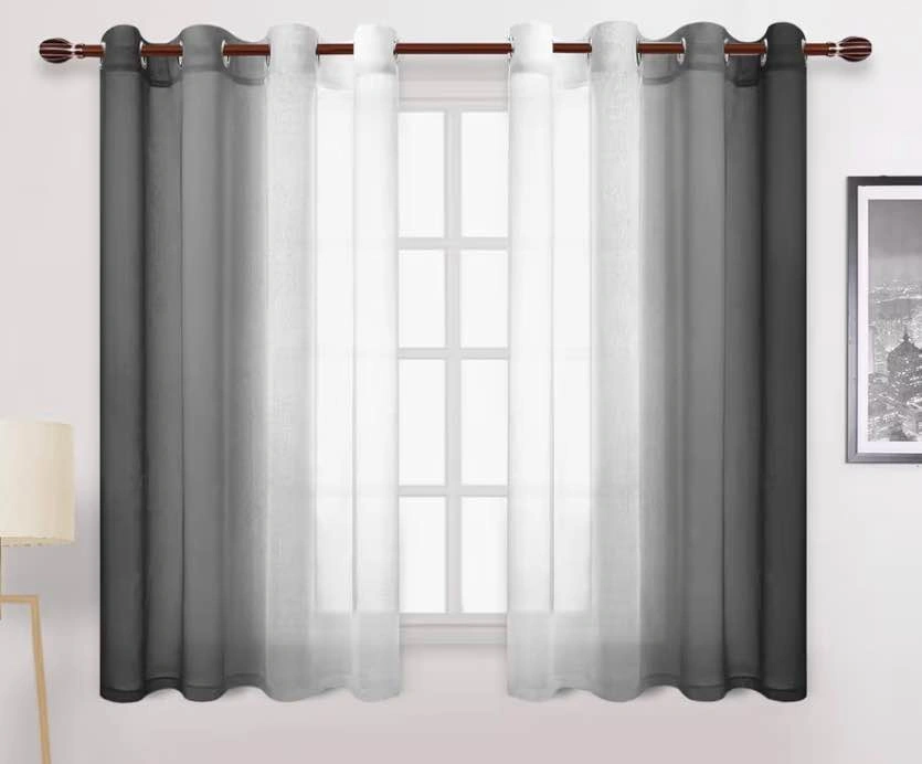 Faux Linen Ombré Sheer Curtains - photo 2