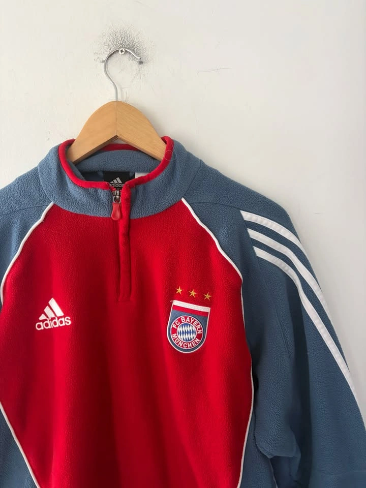 Vintage Adidas FC Bayern Munich Fleece Pullover - photo 2