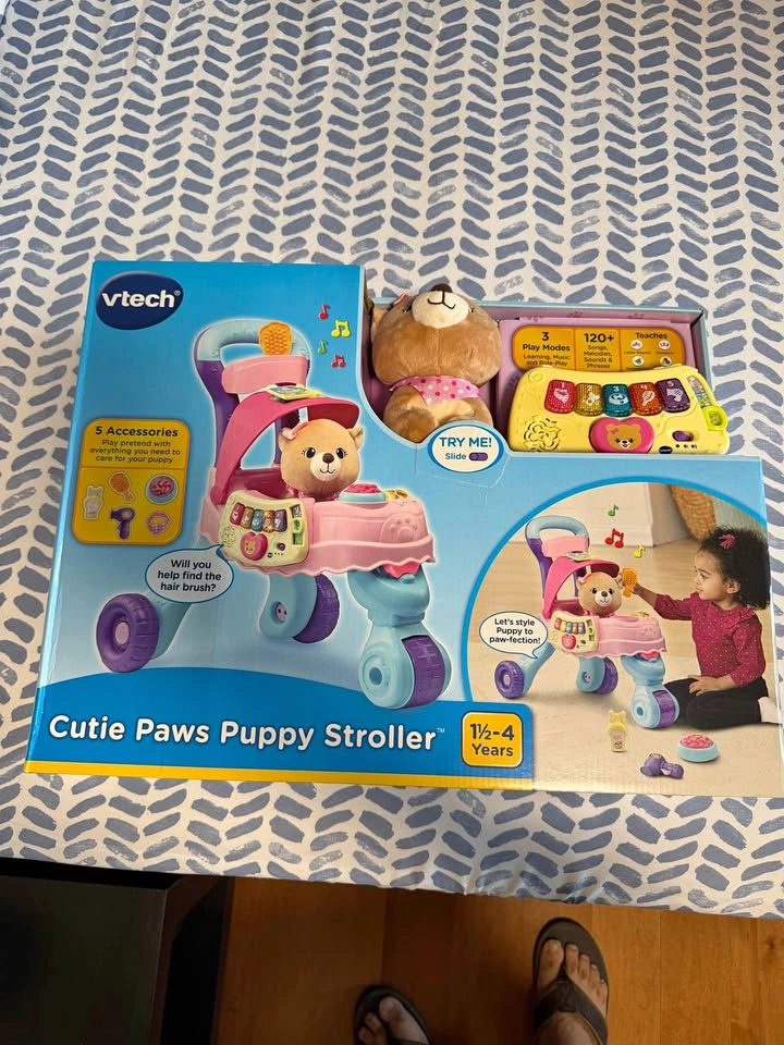 Vtech Cutie Paws Puppy Stroller - Brand New