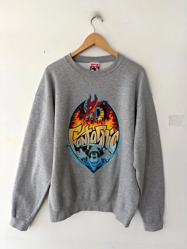 Vintage DISNEY PARKS MGM Studios Fantasmic Mickey Mouse Sweatshi