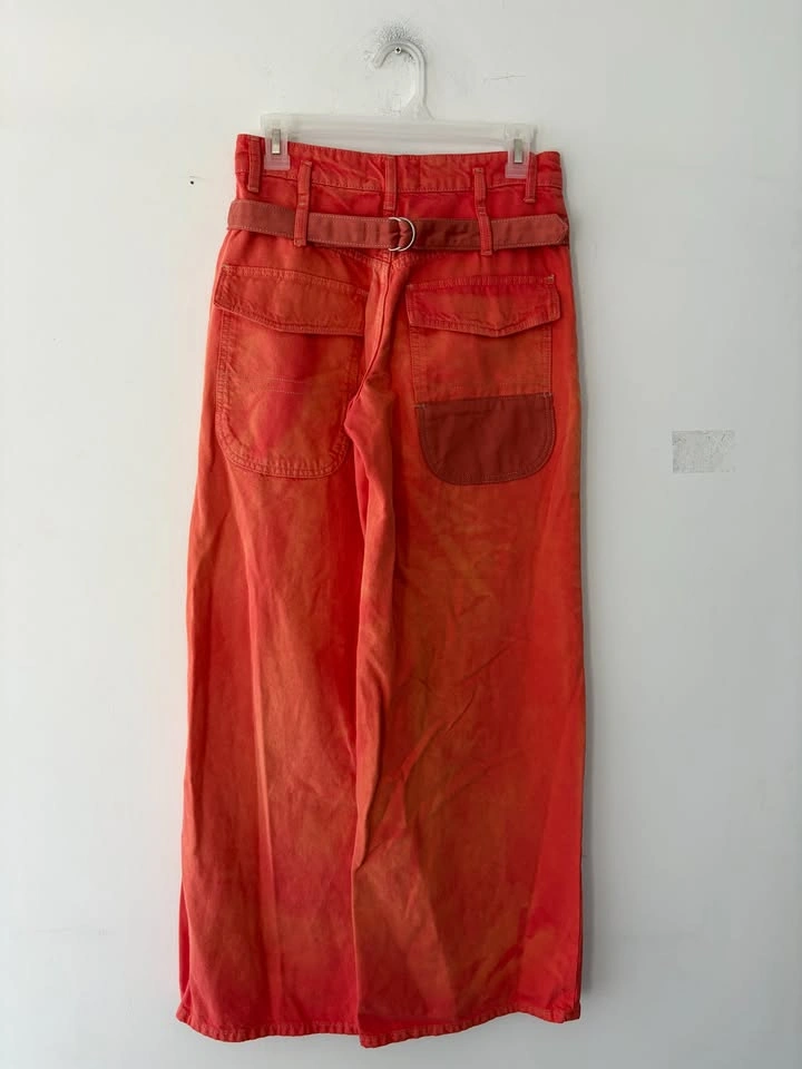 Free People We The Free Waterfalls Baggy Wide Leg Jeans Size 25 - photo 5