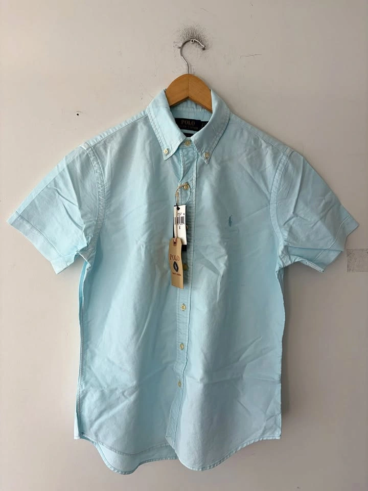 Polo Ralph Lauren Oxford Short Sleeve Mineral-Dyed Shirt Size S