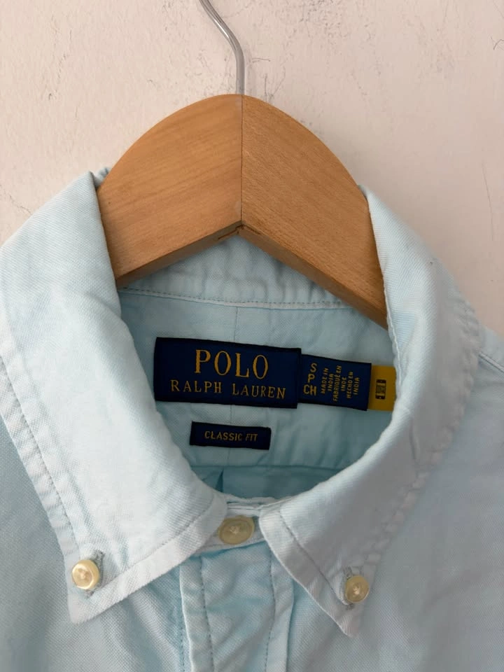 Polo Ralph Lauren Oxford Short Sleeve Mineral-Dyed Shirt Size S - photo 3
