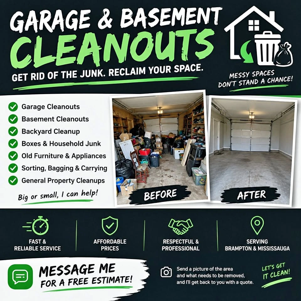 🧹 Garage & Basement Cleanouts