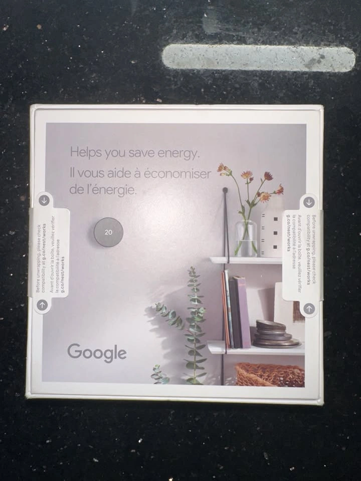 Google Nest Thermostat - Brand New (Charcoal) - photo 2