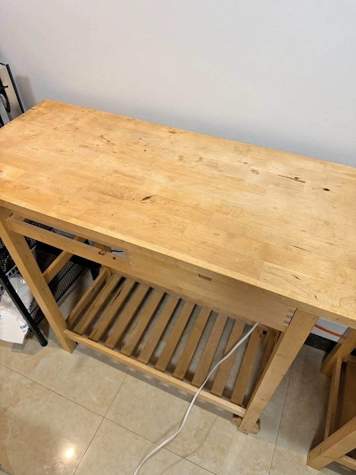 IKEA FORHOJA Kitchen Cart - Birch (2 Available) - $30 each - photo 2