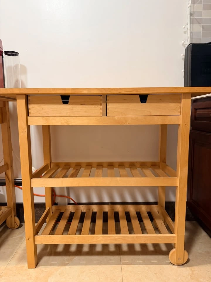 IKEA FORHOJA Kitchen Cart - Birch (2 Available) - $30 each