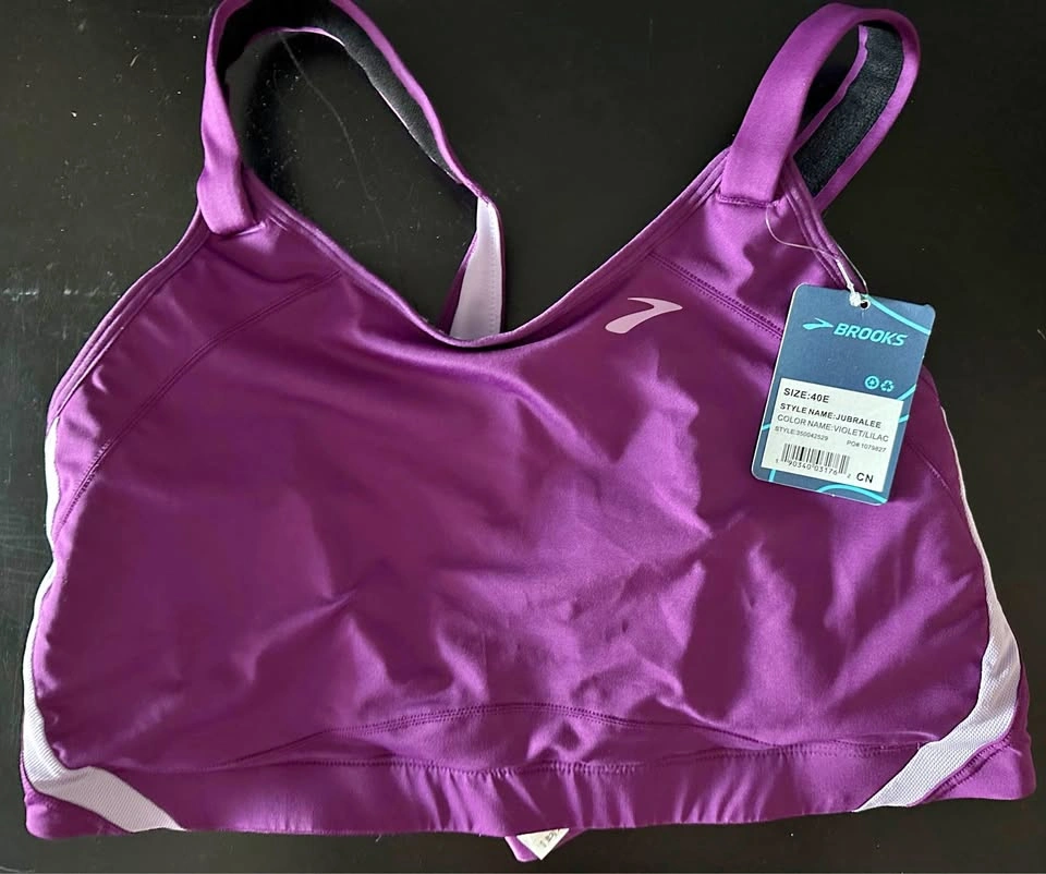 Brooks Jubralee Sports Bra 40E Violet/Lilac