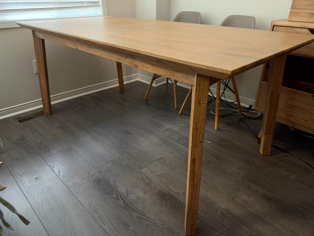Wood Dinner Table