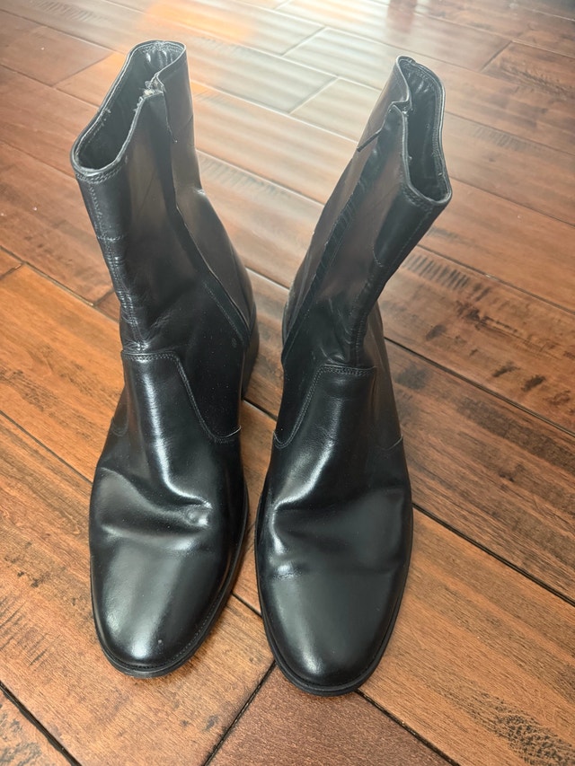 Black Leather Boots