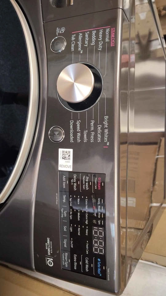 LG 4.5 cu.ft Smart Washer and 7.4 cu.ft Smart Gas Dryer - photo 5