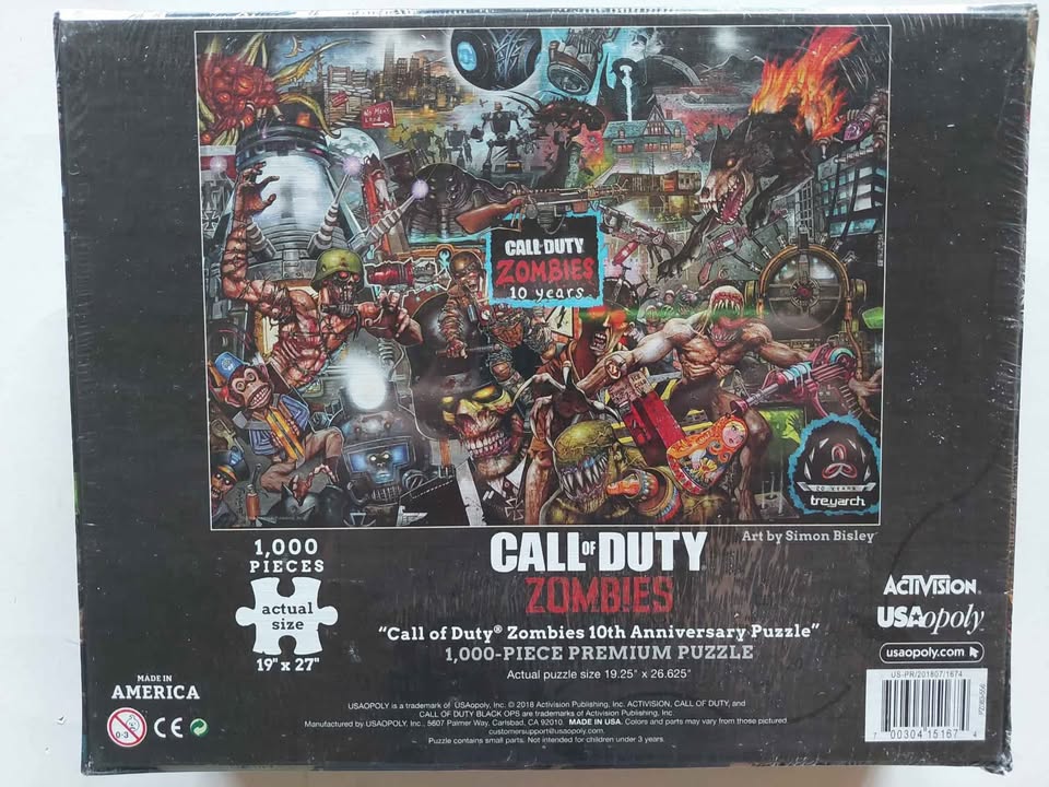 New Call of Duty Zombies 10 Years Puzzle 1000 Pieces - photo 2