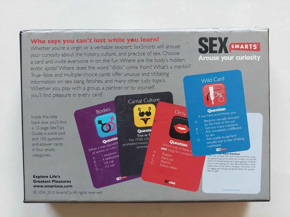 Sex Smarts Card game image indicator(4)
