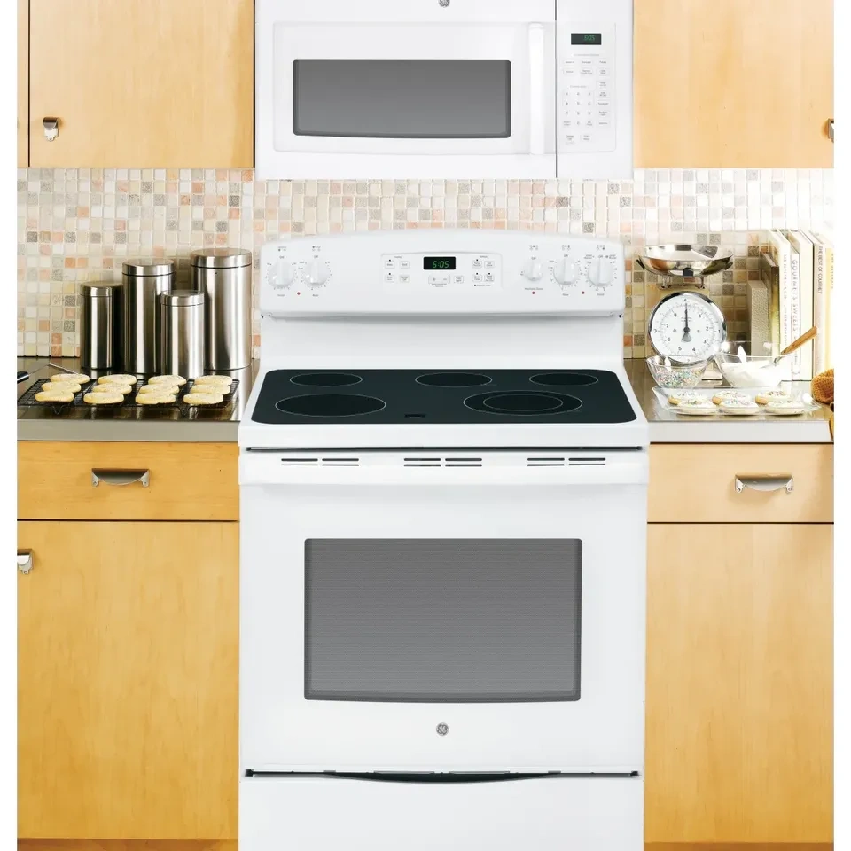 GE 1.6 Cu. Ft. Over-the-Range Microwave Oven - White - photo 4