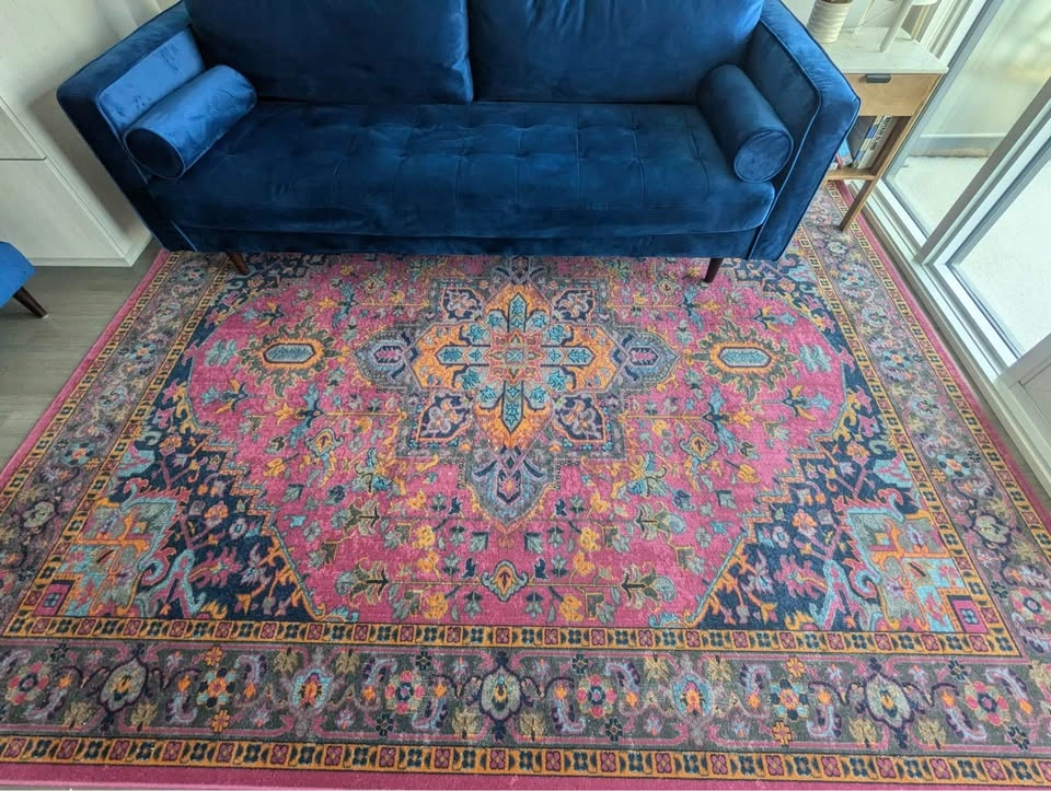 Ashburn Oriental Fuschia Area Rug 7'7" x 9'7" - photo 2