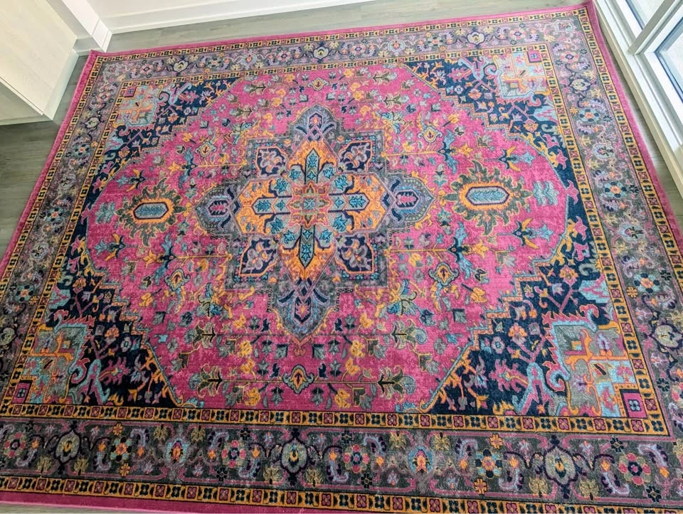Ashburn Oriental Fuschia Area Rug 7'7" x 9'7" - photo 3