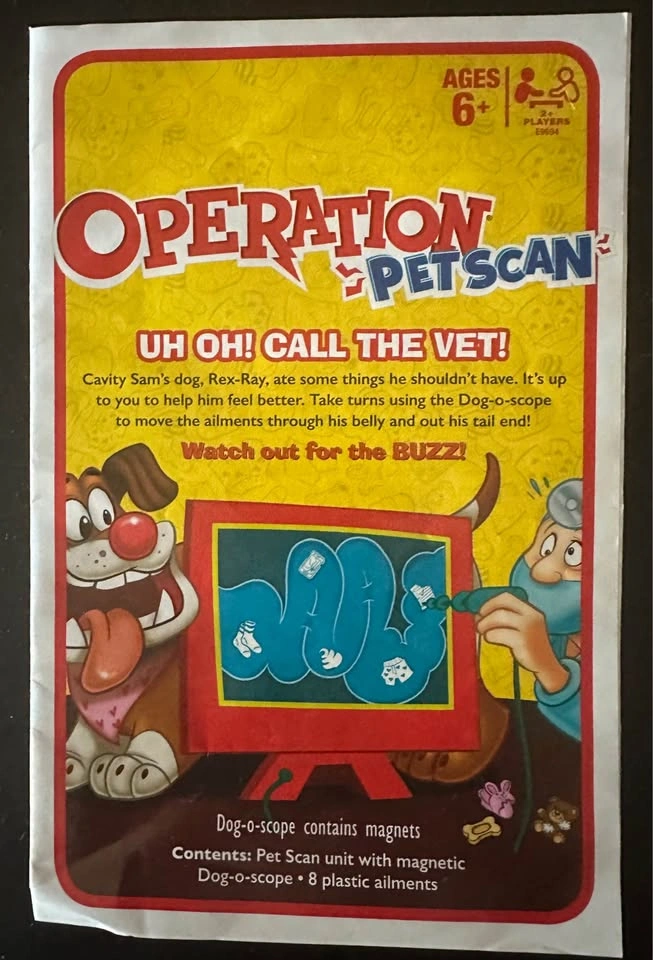 Hasbro Gaming Operation Pet Scan Board Game - photo 4