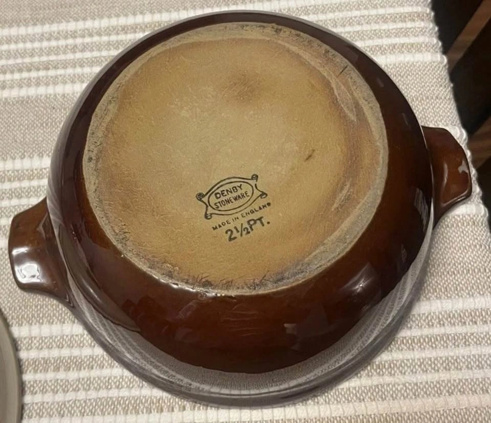 Vintage Denby Stoneware Covered Casserole Dish – 2½ Pint - photo 5