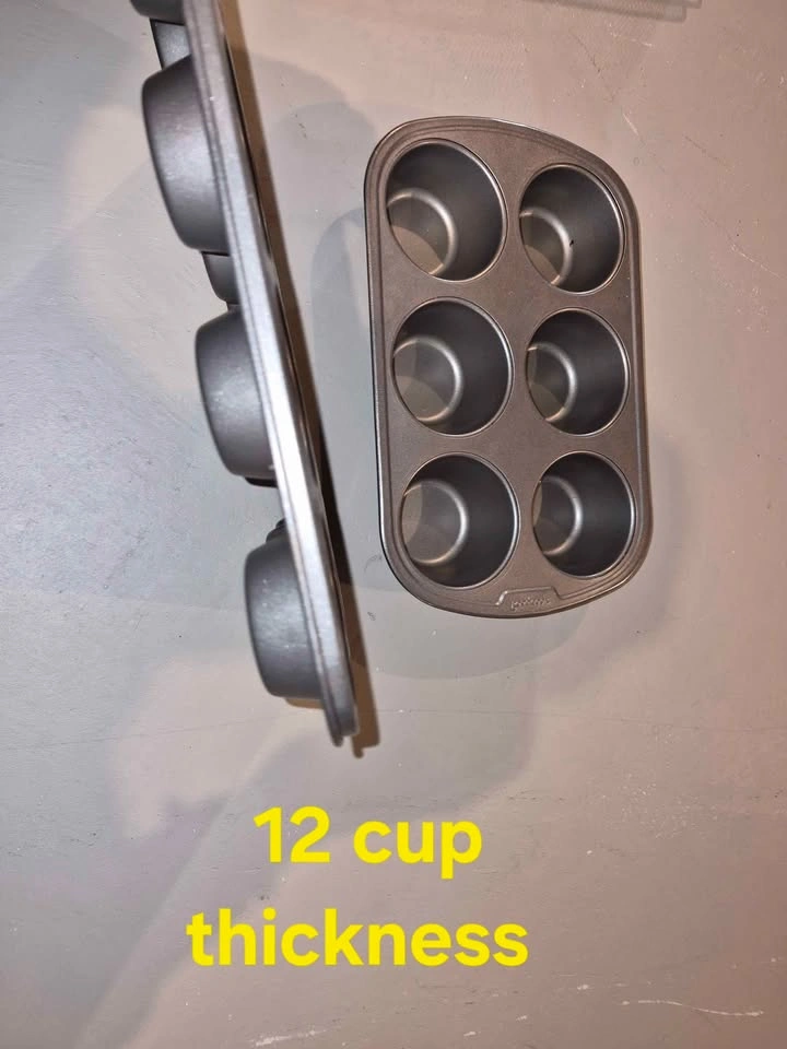 MASTER Chef Muffin Tin, Non-Stick, 12-Cup and 6-cup - photo 2