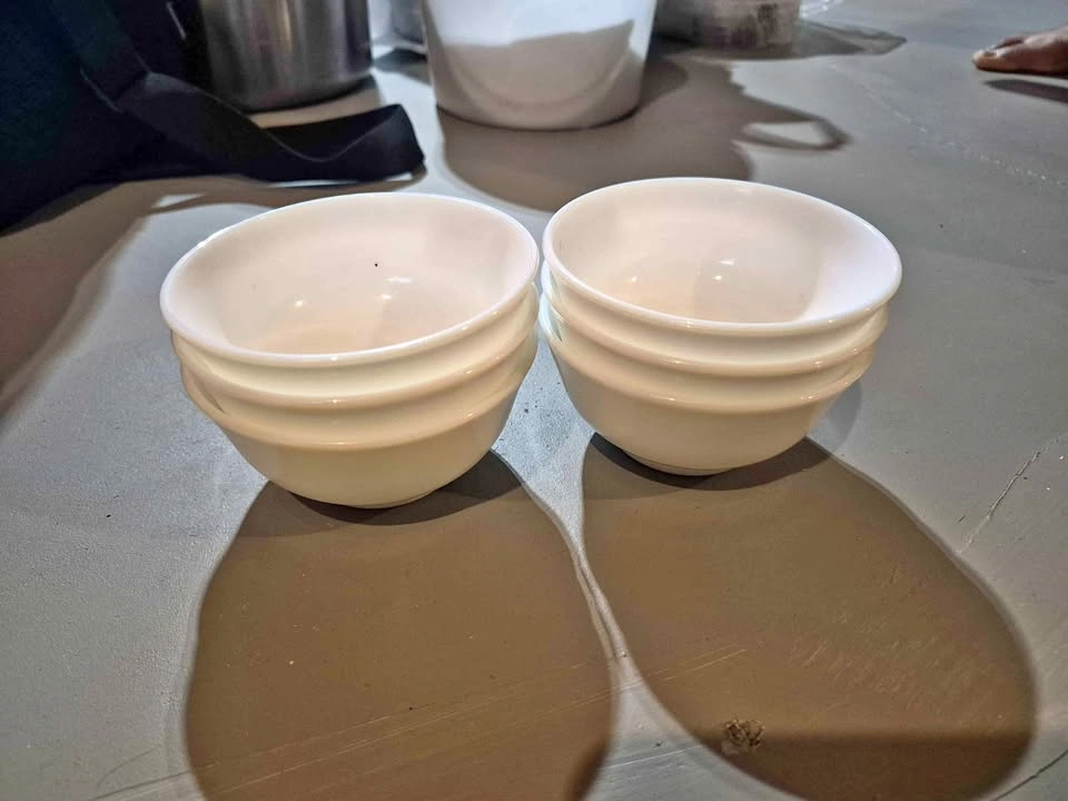 6 mini bowls and 6 plate