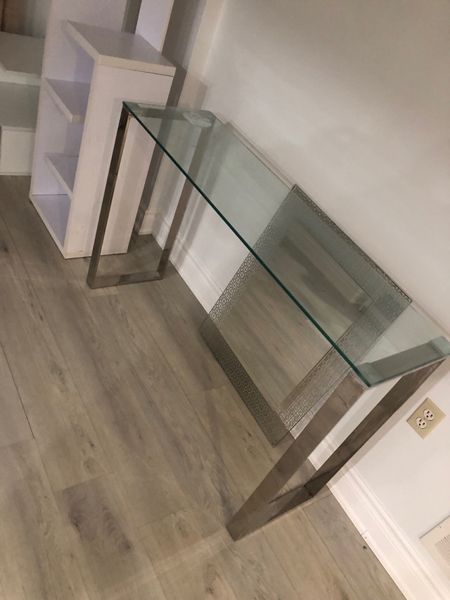 Glass & Chrome Table - photo 5