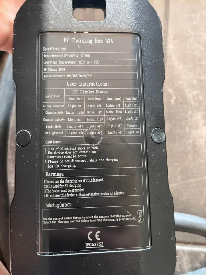 Level 2, EV charger cable NEMA 14-50 plug, J1772 image indicator(4)