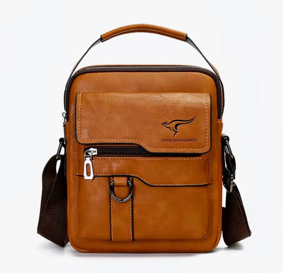 Men's PU Leather Crossbody Bag - photo 2