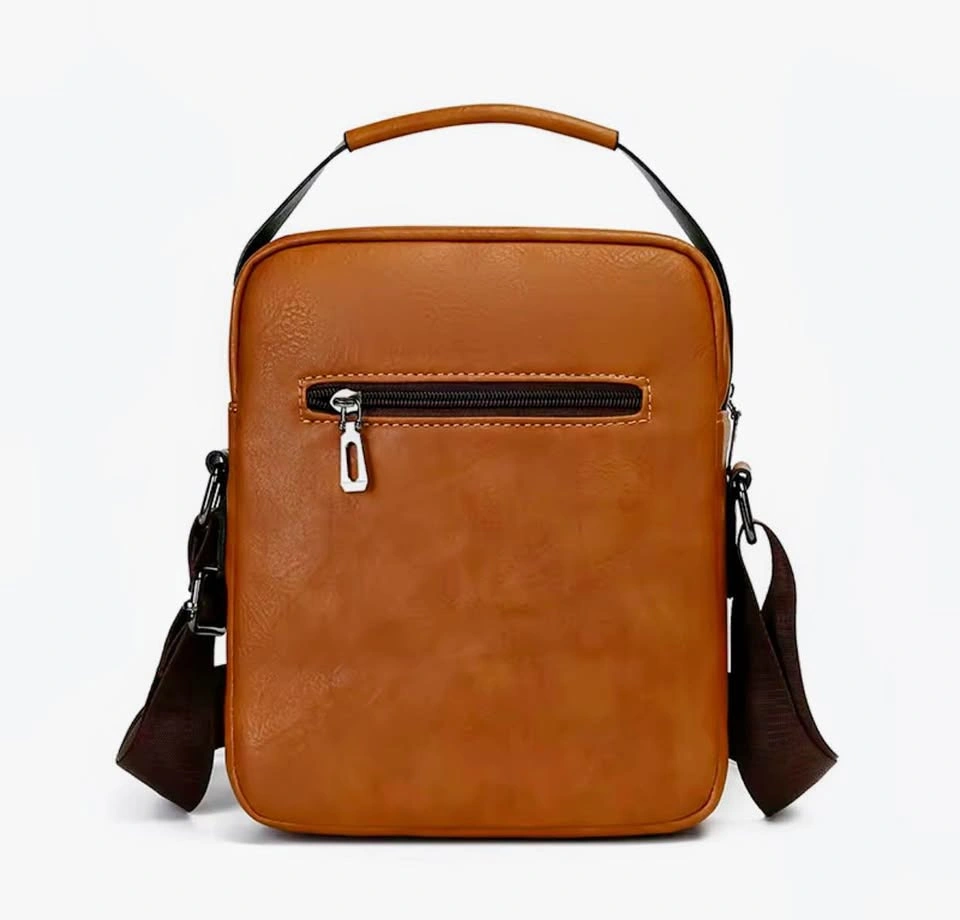 Men's PU Leather Crossbody Bag - photo 3