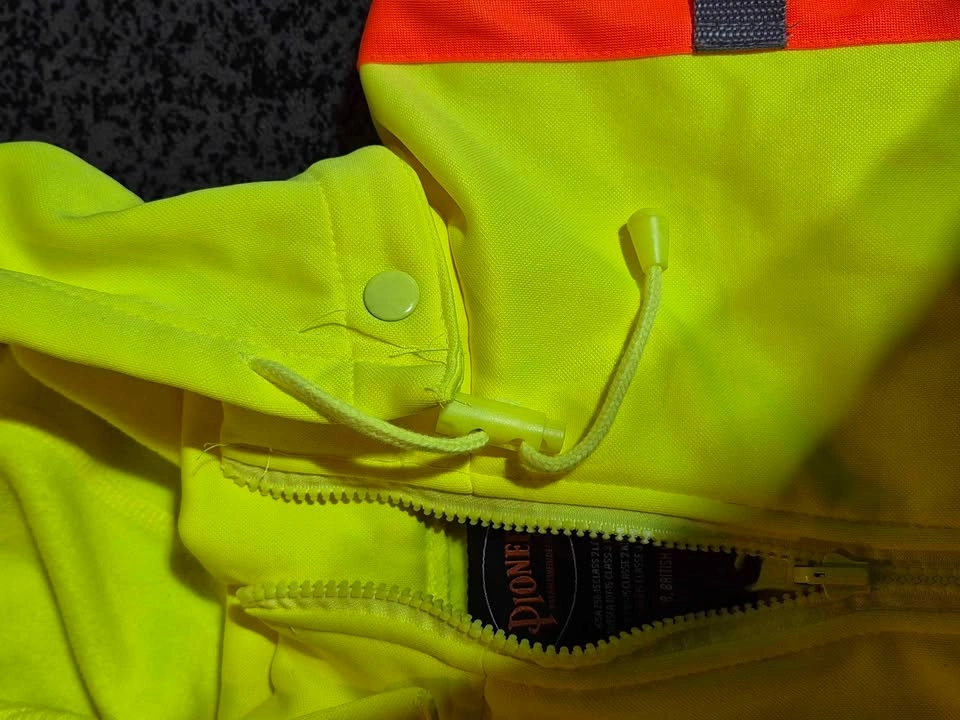2 Really warm and thick Hi-Vis Hoodie - Detachable Hood - photo 3