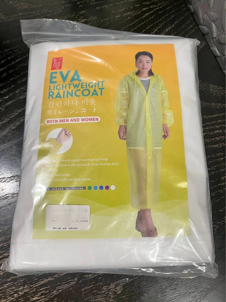 New Rain Jacket Coats for Adults Women Men (Reusable 2 Pack)