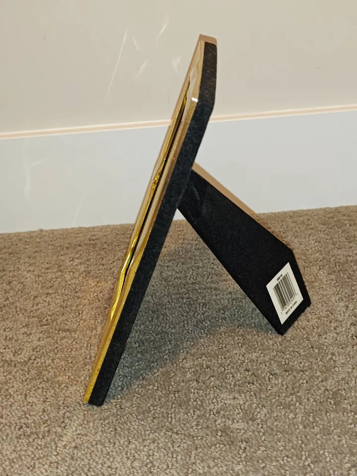 Geometric Brass Decorative Picture Photo Frame (5x7) - photo 5