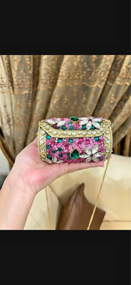 Handmade stone clutches