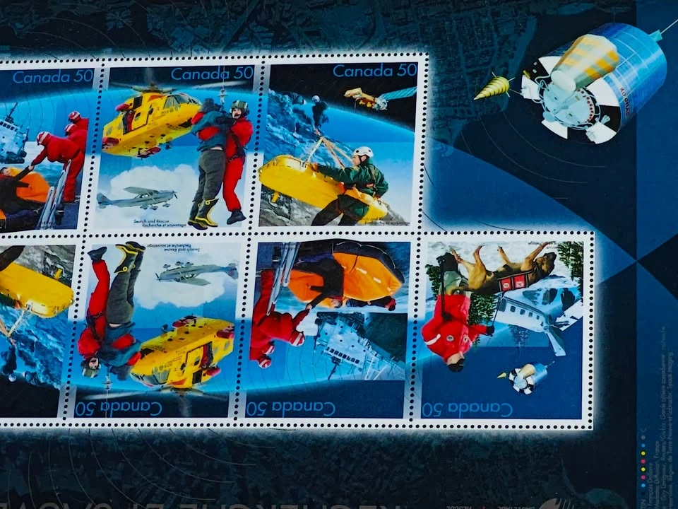 Stamp Souvenir Sheet - 2003 Canada Post Search and Rescue - photo 4