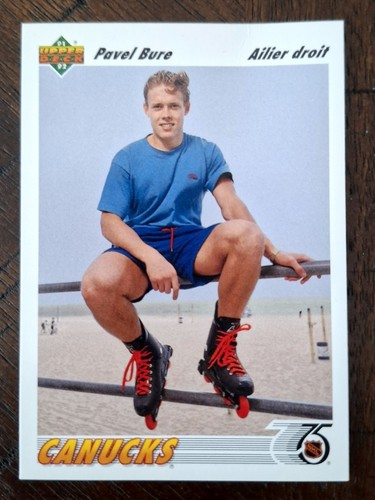 1991-92 Upper Deck French Pavel Bure Rookie Card #54