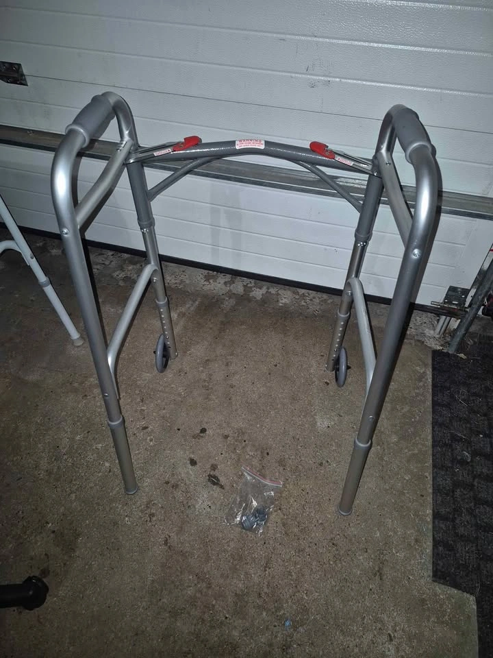 Folding Walker with Front Wheels - photo 4