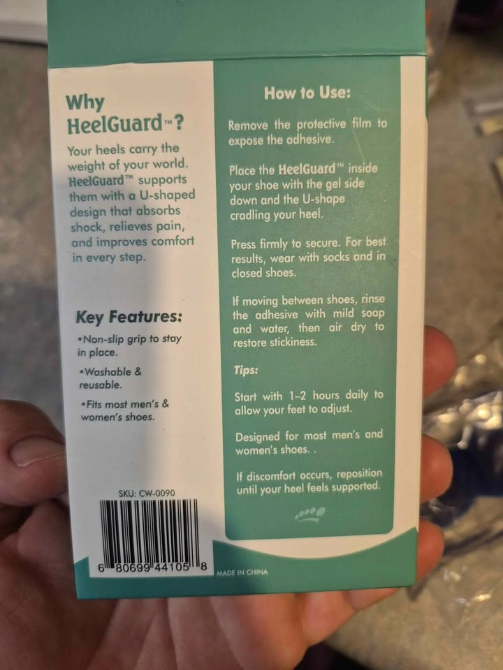 Comfwalk HeelGuard Gel Heel Cups - photo 3