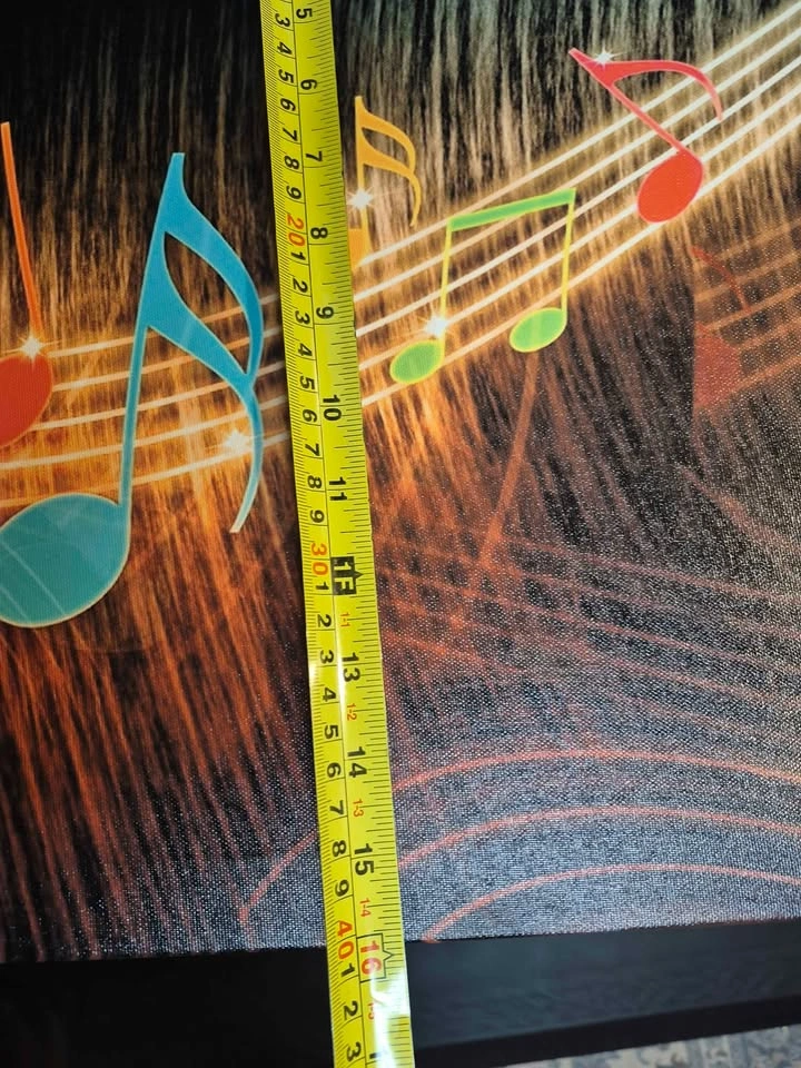 Musical Notes Abstract Canvas Wall Art - photo 2