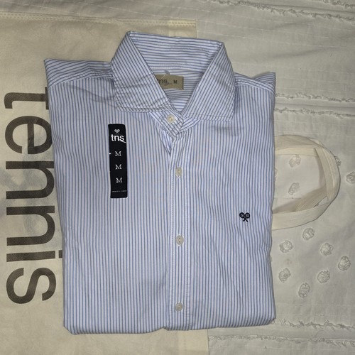Mens Long Sleeve Dress Shirt Size M Button Down Business Casual - photo 4