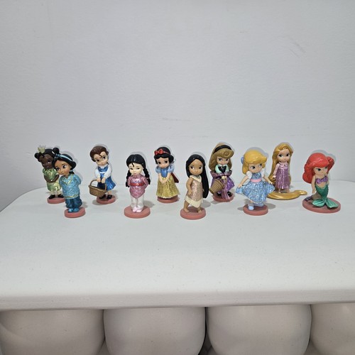 Disney Animators Collection Mini Princess Figures Lot of 10