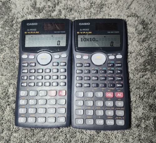 Lot of 2 Casio FX-991MS Scientific Calculators - photo 2