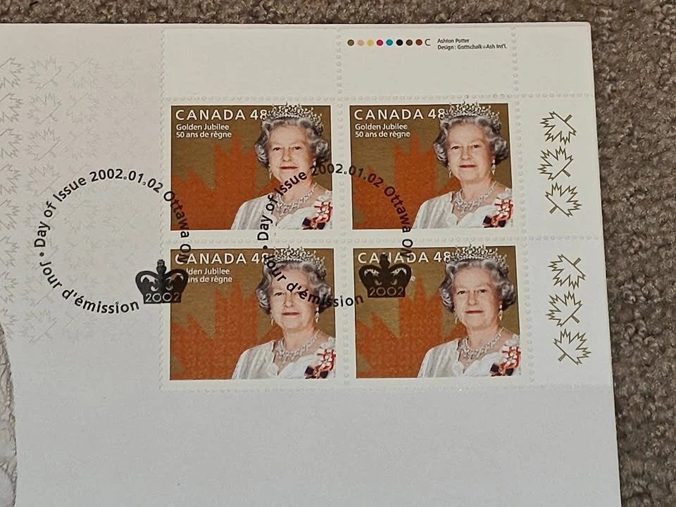 First Day Covers FDC - Queen Elizabeth II Golden Jubilee Stamps - photo 2