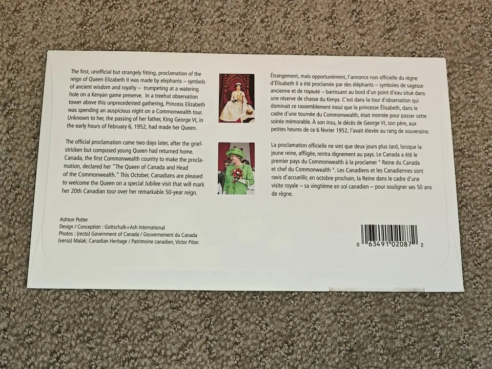 First Day Covers FDC - Queen Elizabeth II Golden Jubilee Stamps - photo 4