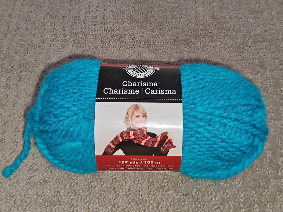 New Loops & Threads Charisma Skein Yarn - Electric Blue