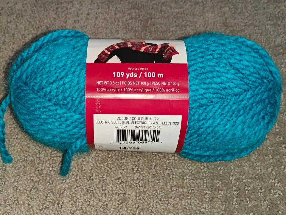 New Loops & Threads Charisma Skein Yarn - Electric Blue - photo 2