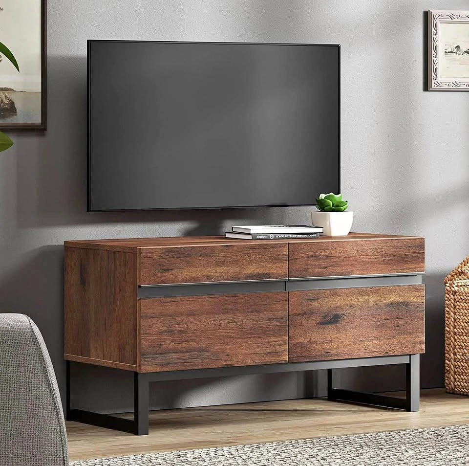 WAMPAT Modern TV Stand for TVs up to 50 inch