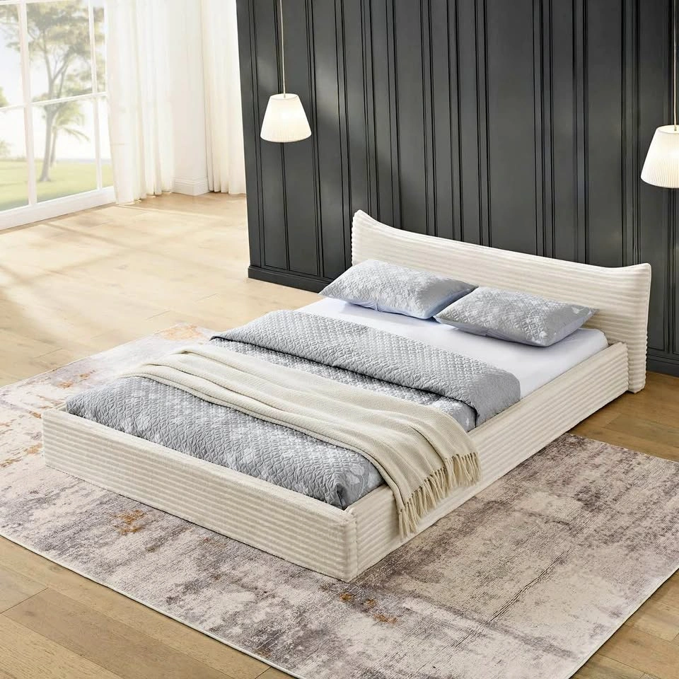 Queen Size Curved Headboard and Footboard Only