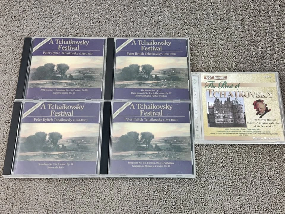 Peter Ilyitch Tchaikovsky Orchestra Classical CD Music - 5 CDs