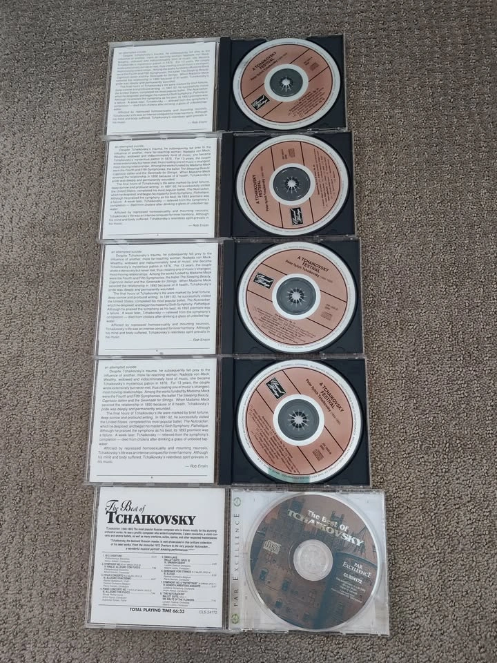 Peter Ilyitch Tchaikovsky Orchestra Classical CD Music - 5 CDs - photo 2