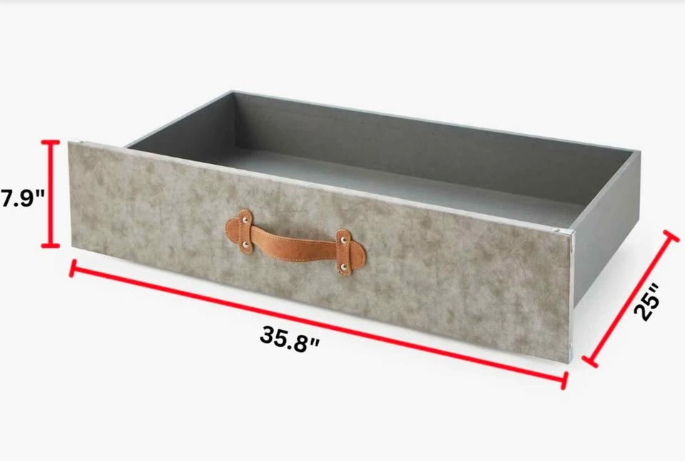 DormCo Rolling Under-Bed Storage Drawer with Wheels - photo 4